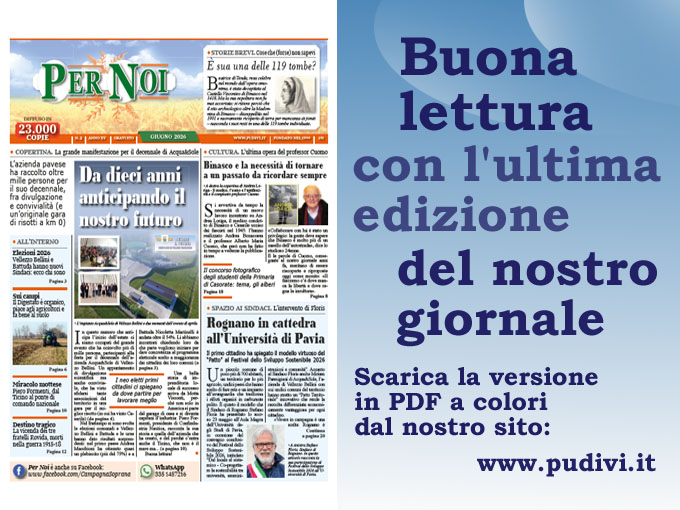 PER NOI - Edizione di giugno 2026